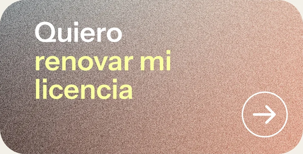 Quiero renovar mi licencia